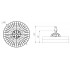 Светильник Wheel 150/Г60/850/04/B IP65 подвесной Светильник Wheel 150/Г60/850/04/B IP65 подвесной