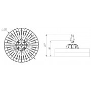 Светильник Wheel 150/Г60/840/04/B IP65 подвесной