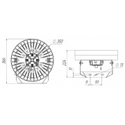 Светильник Wheel 150/Г60/750/05/P IP65 кронштейн