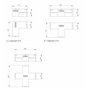 Светильник T-образный LIGHTING 1010 10/4000К 117х180х58 черный