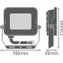 Прожектор FL COMP V 10W 865 SYM 100 WT Прожектор FL COMP V 10W 865 SYM 100 WT