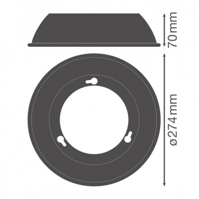 Отражатель REFL 83W 80DEG SI HB Compact V Отражатель REFL 83W 80DEG SI HB Compact V