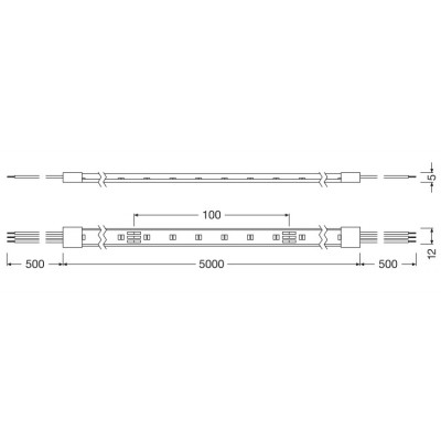 Светодиодная лента LS SUPERIOR 2000/TW/927-965/5/IP67 Светодиодная лента LS SUPERIOR 2000/TW/927-965/5/IP67