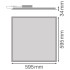 Светильник PANEL COMPACT 600 V 33W 830 U19 Светильник PANEL COMPACT 600 V 33W 830 U19