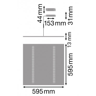 Светильник PANEL IndiviLED 600 33W/3000K Светильник PANEL IndiviLED 600 33W/3000K