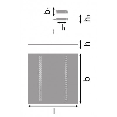 Светильник PANEL IndiviLED 600 33W/3000K Светильник PANEL IndiviLED 600 33W/3000K