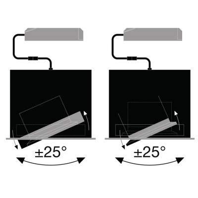 Спот светильник SP MULTI 2 x 30W/3000K FL WT/BK Спот светильник SP MULTI 2 x 30W/3000K FL WT/BK