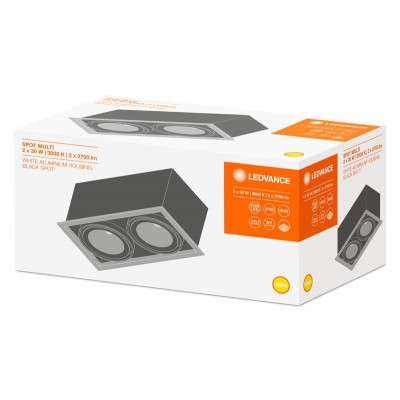 Спот светильник SP MULTI 2 x 30W/3000K FL WT/BK Спот светильник SP MULTI 2 x 30W/3000K FL WT/BK