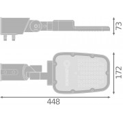 Светильник SL AREA SM V 45W 740 RV20ST Gy