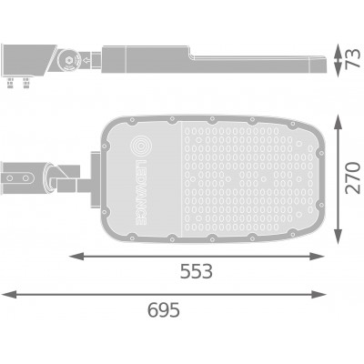 Светильник SL AREA Spd XL V 150W 740 RV35ST Gy Светильник SL AREA Spd XL V 150W 740 RV35ST Gy