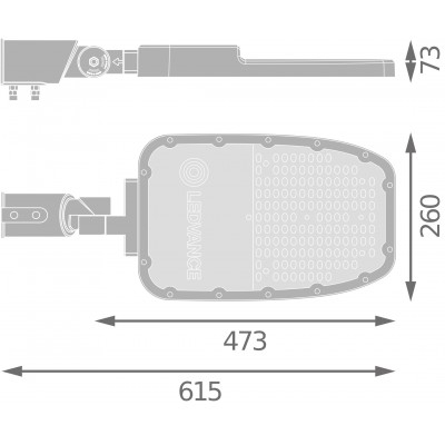Светильник SL AREA Spd LA V 90W 727 RV35ST Gy Светильник SL AREA Spd LA V 90W 727 RV35ST Gy