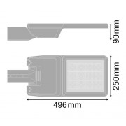 Светильник SL FLEX MD P 58W 727 RV25ST WAL