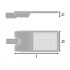 Светильник SL FLEX LA P 158W 740 RV25ST WAL Светильник SL FLEX LA P 158W 740 RV25ST WAL