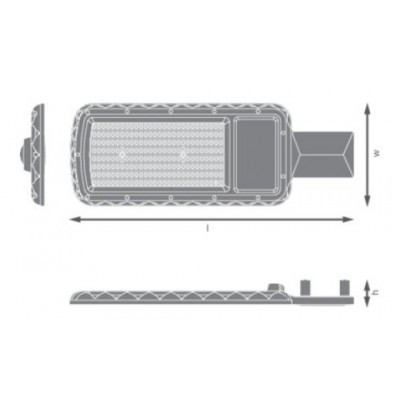 Светильник URBAN Lite XL 150W 840 IP65 Gy Светильник URBAN Lite XL 150W 840 IP65 Gy